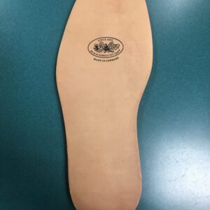 Men’s Full Soles, Re-Soled with German Premium Leather, Cleaned and Polished